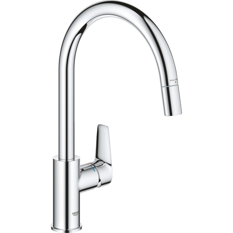 Grohe Izlietnes maisītājs ar izvelkamu &scaron;ļūteni, BauEdge, 30536000.