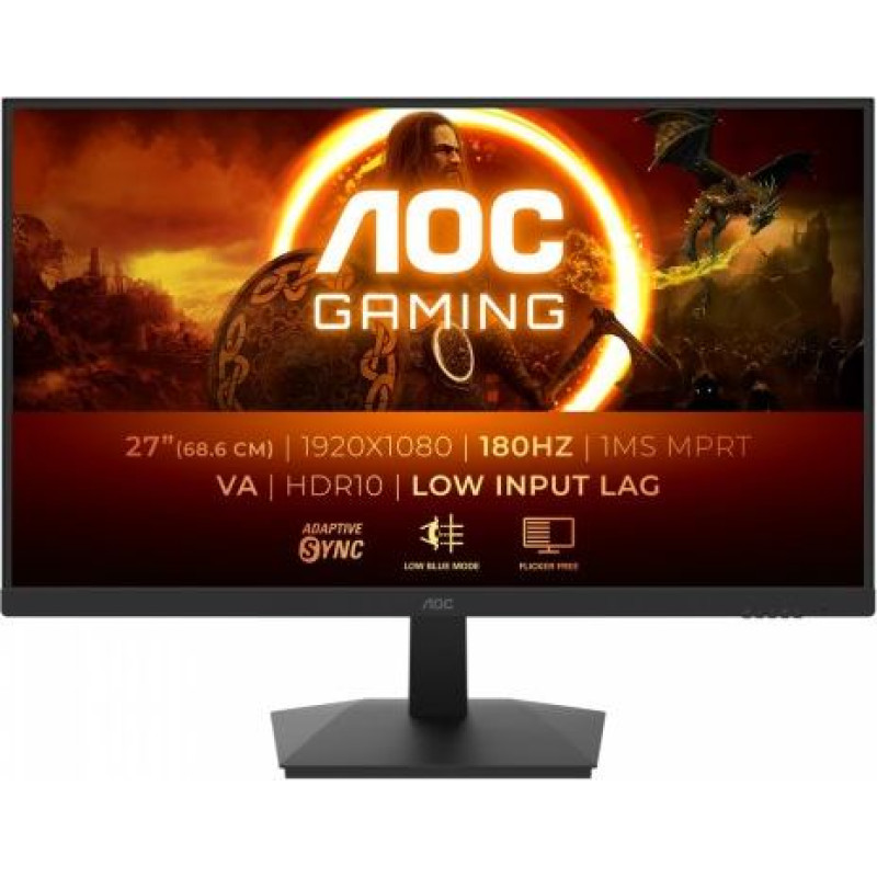 AOC Monitor C27G4ZXU 27 cali Curved Fast VA 280Hz HDMIx2 DP