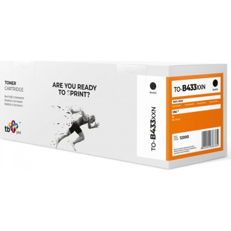 Tb Print Toner for OKI B433/513 TO-B433XXN BK 100% new