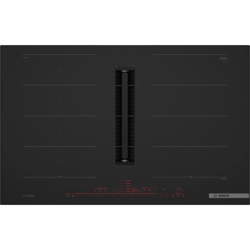 Bosch Indukcijas plīts virsma ar integrētu ventilācijas sistēmu PXX89BD56E