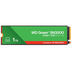 WD Western Digital Green WD &trade; SN3000 NVMe&trade; SSD POWERED BY SANDISK 1 TB