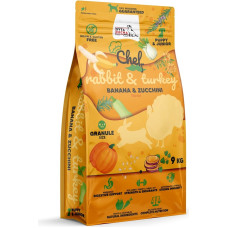 Syta Micha Chef Puppy Rabbit, turkey, banana and zucchini  - dry dog food - 9kg