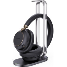 Yealink BH76 Plus + Charging Stand Teams USB-C/A Zestaw słuchawkowy Bezprzewodowy Opaska na głowę Połączenia/muzyka USB Type-C / USB Type-A Bluetooth Podstawka do ładowania Czarny