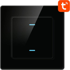 Avatto Smart Light Switch WiFi Avatto N-TS10-B2 2 Way TUYA (black)
