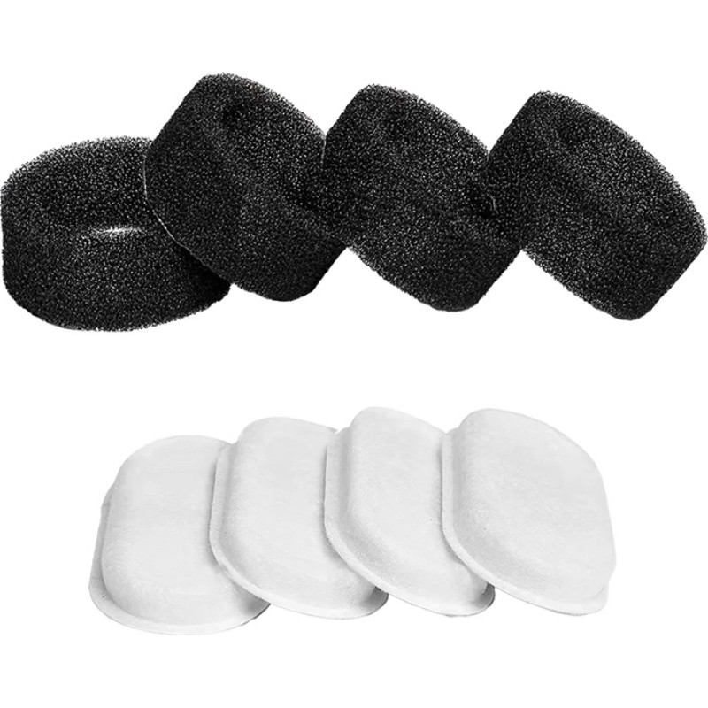 Rojeco 3.2L /2L Stainless Steel Cat Water Fountain Filters 4Set