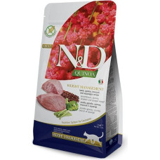 Farmina N&D Quinoa Weight Management Lamb&Broccoli - dry cat food - 5 kg