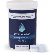 Crystal Drop 2 fazių valymo tabletės CRYSTAL DROP 40vnt. x 3.5 g