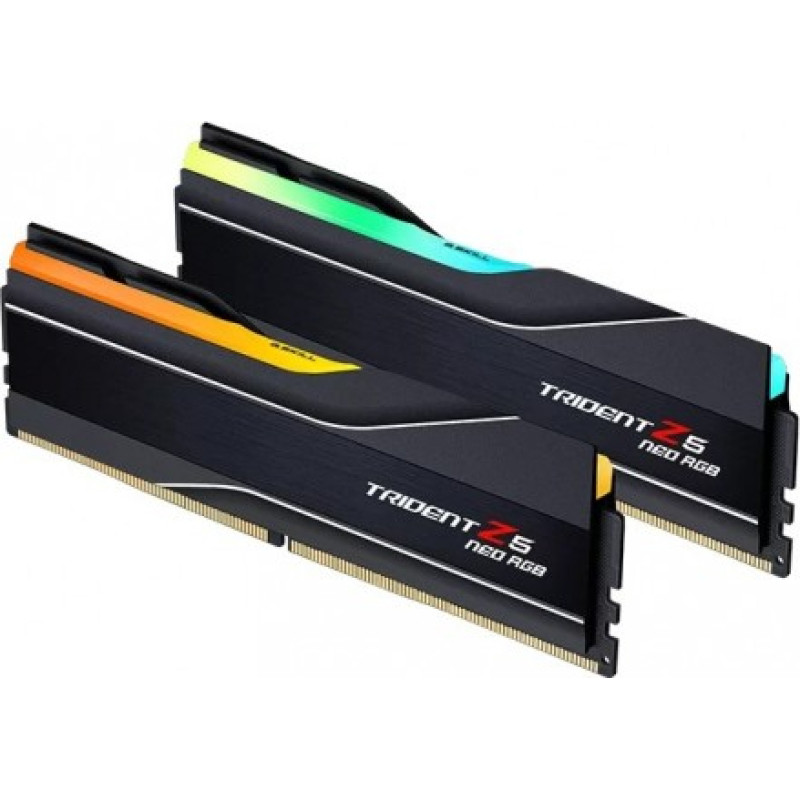 G.skill PC Memory - DDR5 128GB (2x64GB) Trident Neo AMD RGB 6000MHz CL32 Black