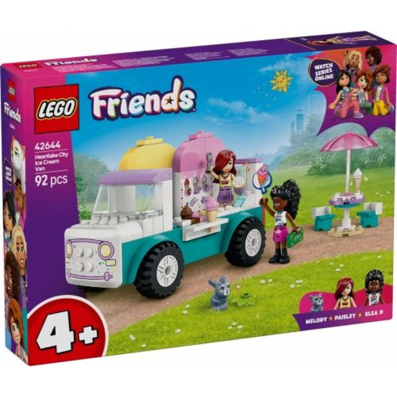 Lego Friends 42644 Hārtleikas pilsētas saldējuma furgons