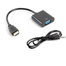 Lanberg HDMI-A (M) -> VGA (F) + audio adapter on the cable