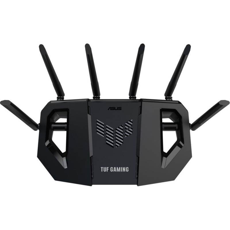 Asus TUF Gaming BE6500 (TUF-BE6500) bezvadu rūteris 2.5 Gigabit Ethernet Divkār&scaron;ā frekvenču josla (2.4 GHz / 5 GHz) Melns