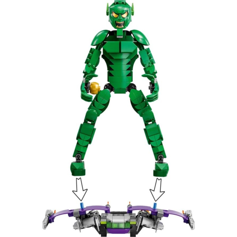 Lego MARVEL 76284 Zaļā Goblina konstruktora figūra