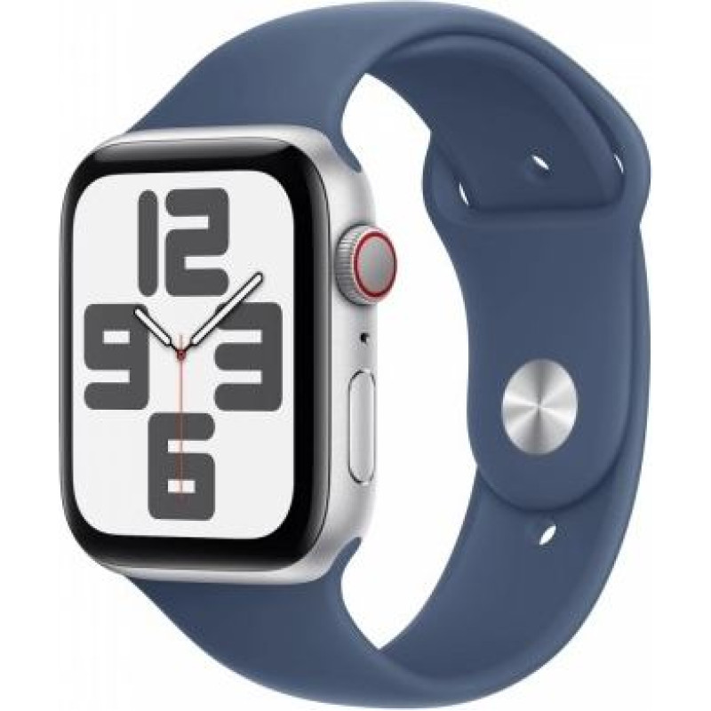 Apple Smartwatch Apple Watch SE GPS + Cellular 40mm Silver Alu Sport M/L Niebieski (MXGG3ET/A)