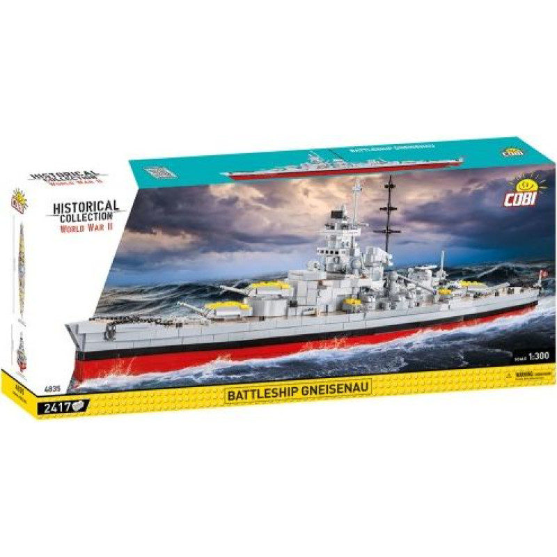 Cobi Klocki Blocks Battleship Gneisenau