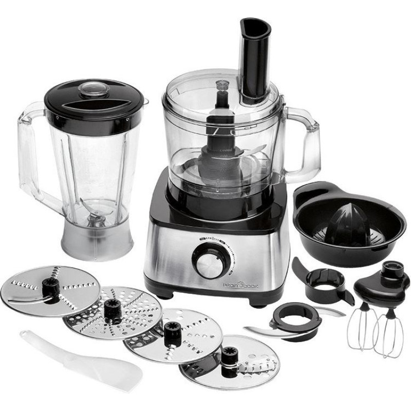 Clatronic ProfiCook PC-KM 1063 food processor 1200 W 1.75 L Black, Stainless steel