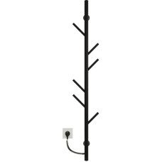 Kosser Dvielu turētājs Stijka 1200x30 ELR melns, regulējams, apaļ&scaron;.