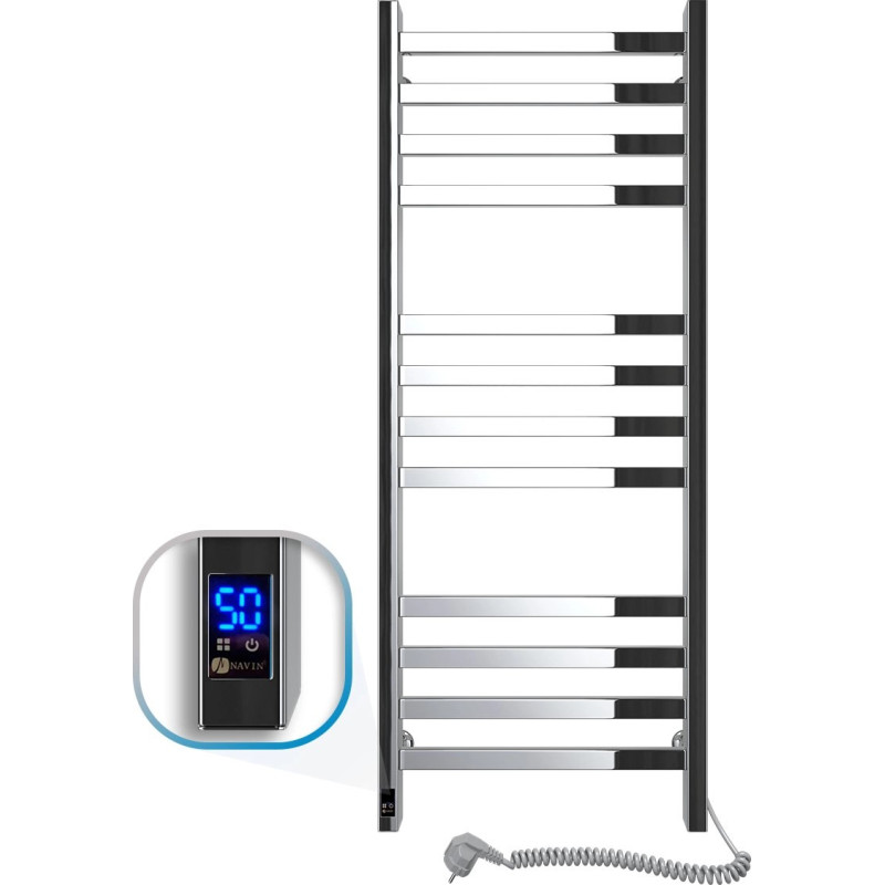 Navin Elektriskais dvieļu žāvētājs Avangard 480*1200, sensora modelis, labā puse, 10-028053-4812.