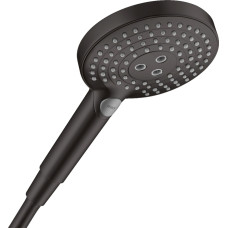 Hansgrohe Rokas du&scaron;a Raindance Select S 120 3jet PowderRain, 26014670, melns matēts.