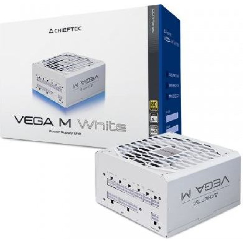 Chieftec Power supply PPG-1000-CW VEGA M 1000W 80+ GOLD white