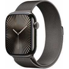 Apple Watch Series 10 GPS + Cellular 46 mm Slate Titanium Case with Slate Milanese Loop - M/L