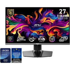 MSI Monitor MPG 272URX QD-OLED LED/UHD/FLAT/240Hz/26.5cala/Black