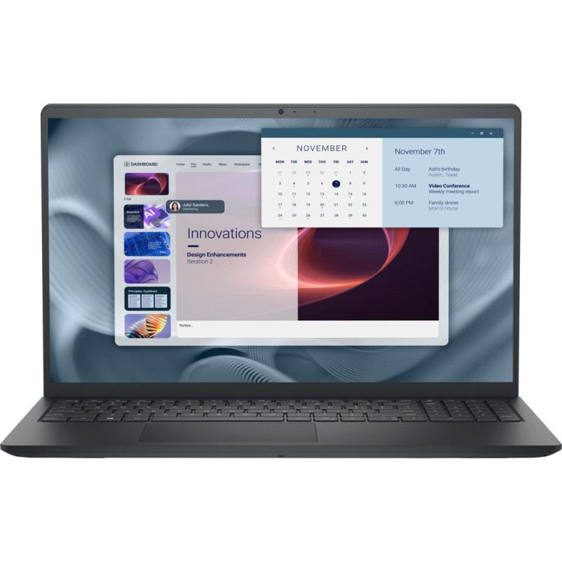 Dell Pro 15 Essential PV15250 Core 3 100U 15.6" FHD 120Hz 250 nits AG 8GB DDR5 4400 512GB SSD Intel UHD Graphics FGRPR WLAN+BT Backlit Keyboard Windows 11 Pro + Dell MS116 Mouse Black 3-Year Pro Support Carbon Black