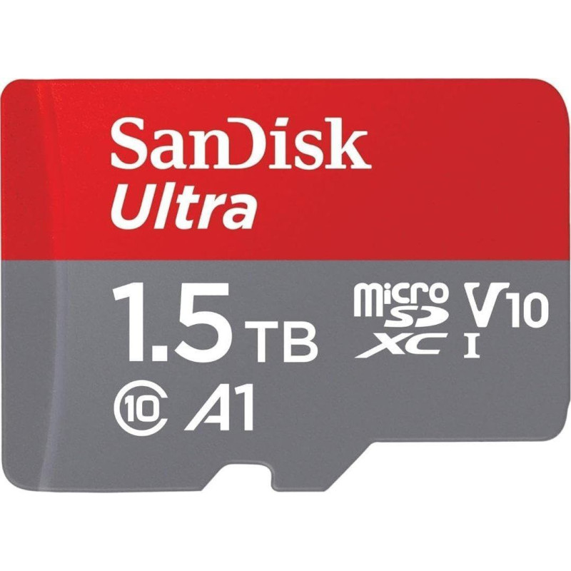 Sandisk Ultra microSDXC 1.5TB Android 150MB/s A1 UHS-I + Adapter