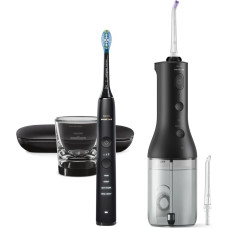Philips Irigatorius + elektrinis dantų &scaron;epetėlis Philips HX3886/43