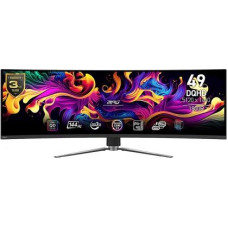 MSI Monitor MPG 491CQP QD-OLED 49 inches/LED/QD-OLED/Curved/144Hz/Black