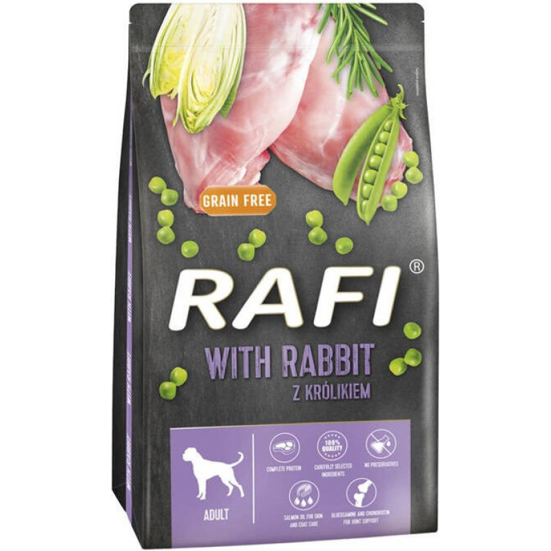 Dolina Noteci Rafi with rabbit - dry dog food - 10kg