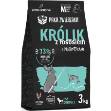 Paka Zwierzaka Rabbit with salmon M - dry dog food - 3kg