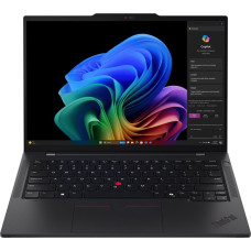 Lenovo ThinkPad T14s Gen 6 (Snapdragon) Copilot+ PC Qualcomm Snapdragon X1E-78-100 Laptop 35.6 cm (14") Touchscreen WUXGA 32 GB LPDDR5x-SDRAM 1 TB SSD Wi-Fi 7 (802.11be) Windows 11 Pro US English Black