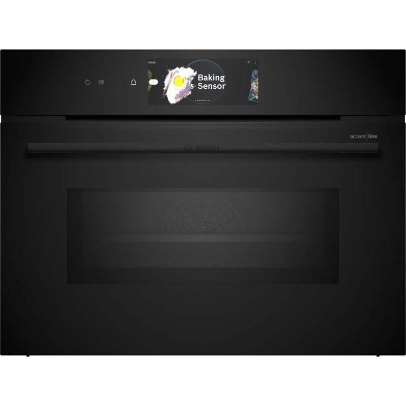 Bosch Įmontuojamoji kompaktinė orkaitė su mikrobangų funkcija Bosch CMG978NB1