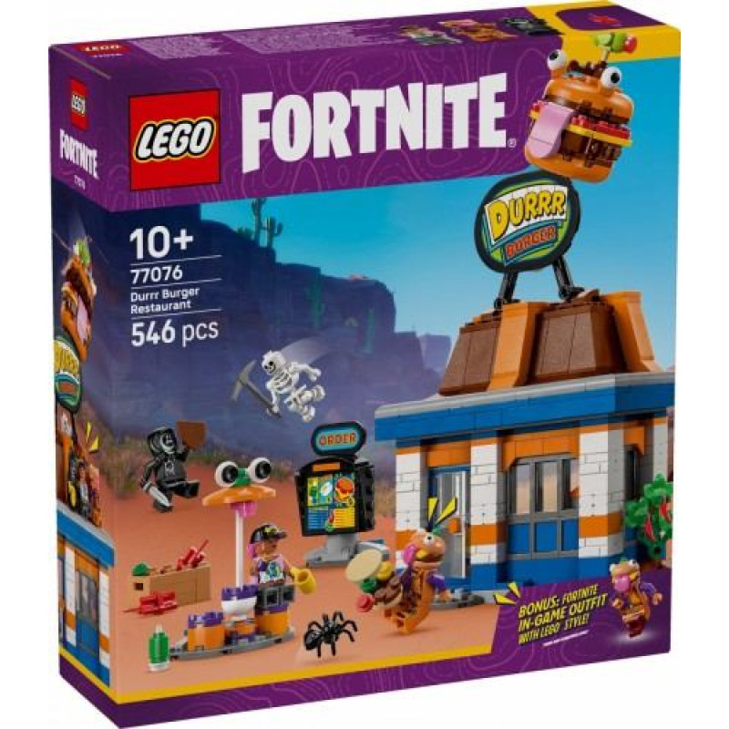 Lego Klocki Fotnite 77076 Restauracja Durrr Burgerownia