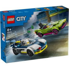 Lego Klocki City 60415 Pościg radiowozu za muskuļu carem