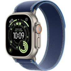 Apple Watch Ultra 3 GPS + Cellular 49mm Natural Titanium Case with Blue/Bright Blue Trail Loop - M/L
