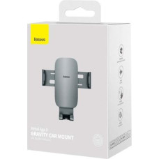 Baseus Car Mount Metal Age II Gravity on the vertical and horizontal ventilation grill Gray (SUJS000013)