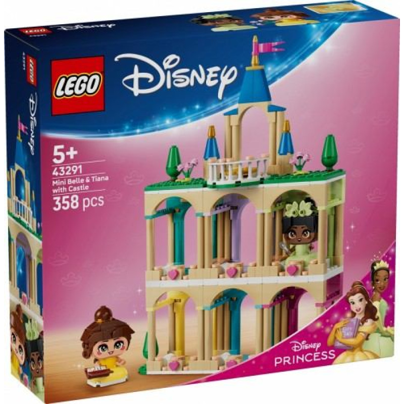 Lego Blocks Disney 43291 Mini Belle and Tiana with Castle