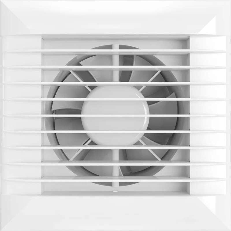 Vlano Vonios kambario ventiliatorius Vlano FLAP 100 T (su laikmačiu) 100 mm