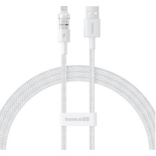 Baseus Gem USB to IP 2.4A fast charging cable 1 m White