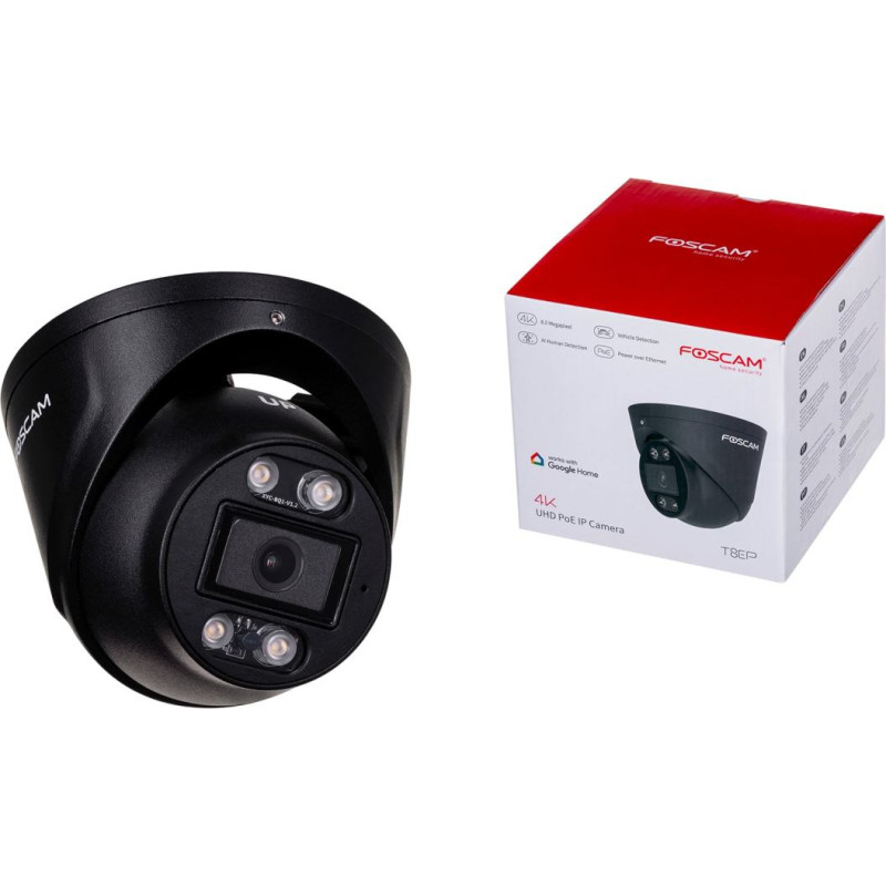 Foscam T8EP 8MP POE IP Camera Black