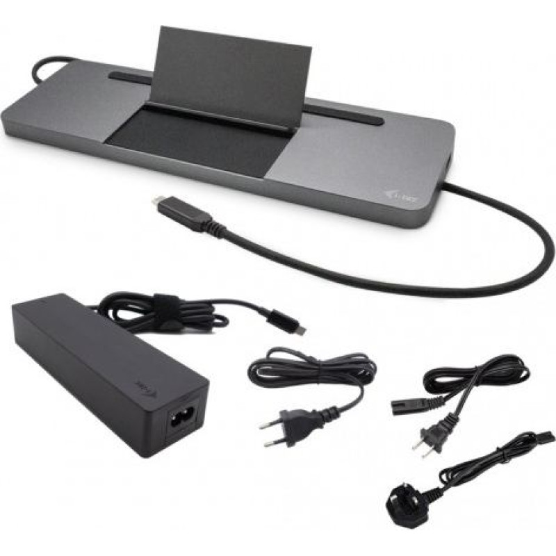 I-Tec USB-C Metal 3 Dis play+Charger 100W