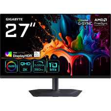 Gigabyte OLED 27" MO27Q3 360Hz Black Monitor  2560 x 1440 (WQHD)