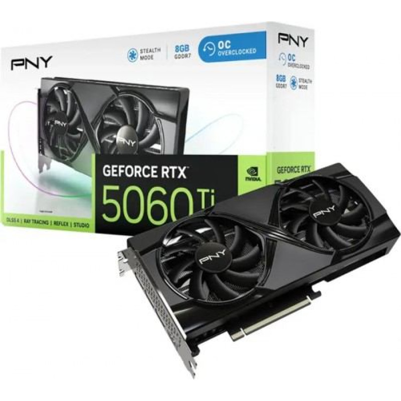 PNY Graphics card GeForce RTX 5060 Ti OC 8GB VCG5060T8DFXPB1-O