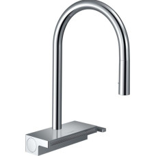 Hansgrohe Virtuvės mai&scaron;ytuvas su i&scaron;traukiama žarna Hansgrohe Aquno Select M81, 73831000, chromo