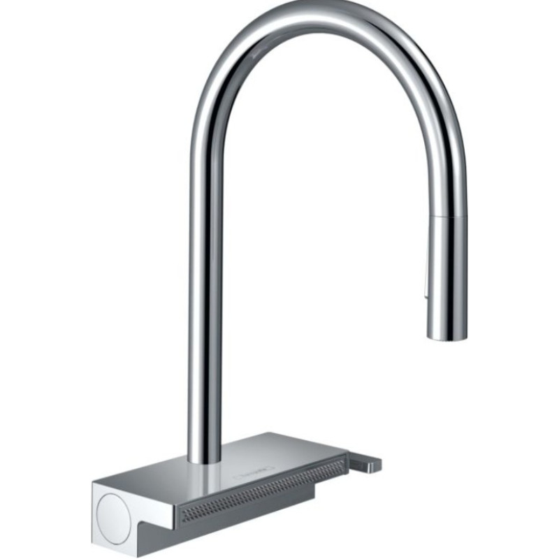 Hansgrohe Virtuvės mai&scaron;ytuvas su i&scaron;traukiama žarna Hansgrohe Aquno Select M81, 73831000, chromo