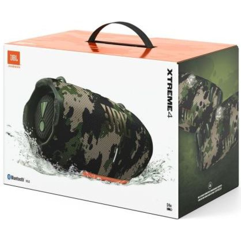 JBL Xtreme 4 Portable Waterproof Outdoor Speaker With Adapter Camo EU