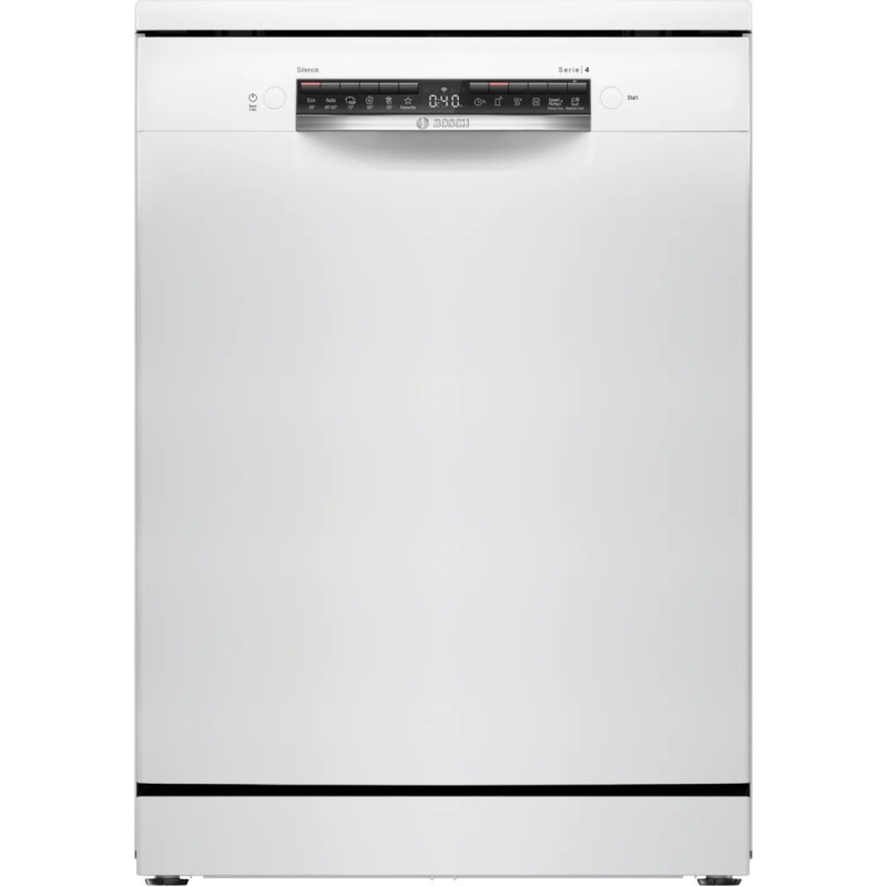 Bosch Trauku mazgājamā ma&scaron;īna SMS4HVW00E, baltā krāsā.