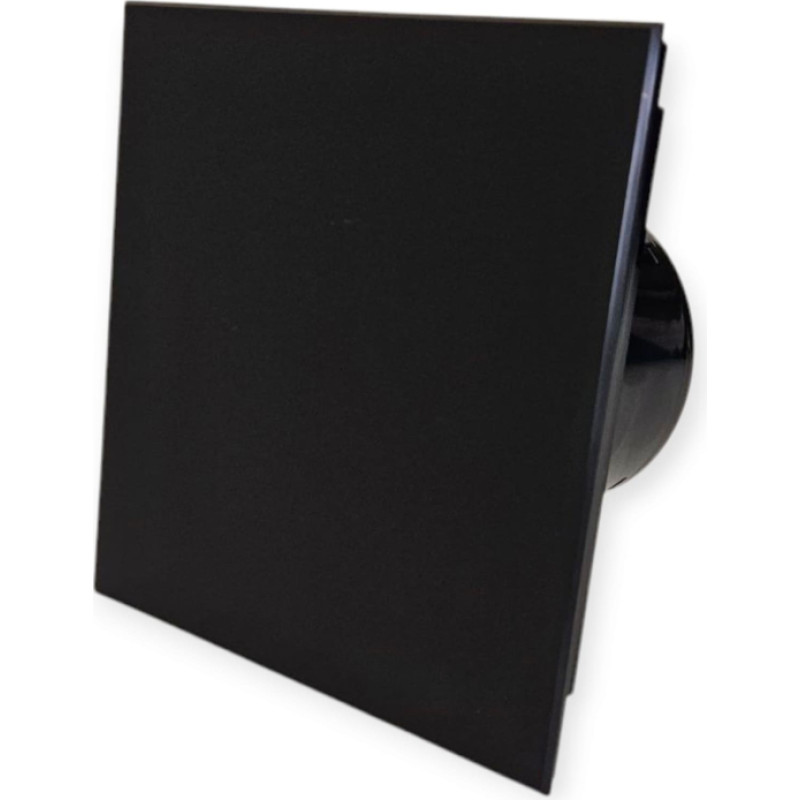 Vlano Ventilators EOS 125 H BK, ar melnu stiklu un mitruma sensoru, 125 mm.