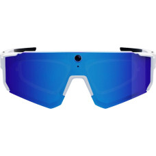 Colmi V06 AI White Sports Sunglasses (with blue lenses)
